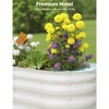 Raised Garden Bed,Galvanized Raised Planter Boxes Outdoor with Easy Assembly, for Vegetables, Fruits, Flower - 4 of 4