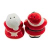 Transpac 3.5 Inch Santa & Mrs. Claus Salt & Pepper Set Christmas Salt And Pepper Shaker , Holiday Ho Ho Ho Glasses (2PC) - 2 of 3