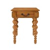 Sapphtopaz Retro End Table with Storage Drawer Narrow Sofa Side Table with Solid Wood Gourd-Shaped Legs Coffee Table for Living Room,Bedroom - 2 of 4