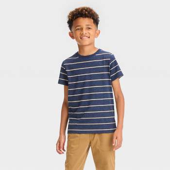 Boys' 2pk Short Sleeve T-shirt - Cat & Jack™ Navy S : Target