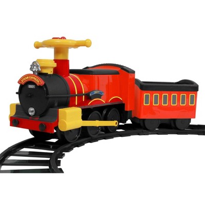 real steam train toy