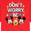 Boys' - Disney - Don't Worry Be Emojis Long Sleeve Graphic T-Shirt - 2 of 4