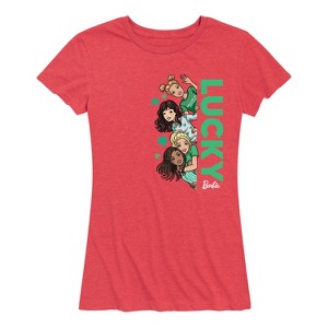 Women's - Barbie - St. Patrick's Day Lucky Short Sleeve Graphic T-Shirt - 1 of 4