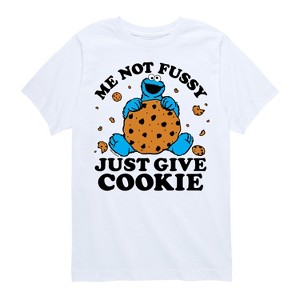 Boys' - Sesame Street - Me Not Fussy Short Sleeve Graphic T-Shirt - 1 of 4