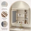 NicBex Wall Mounted Bathroom Storage Cabinet with Mirror,Bathroom Wall Cabinet with 6 Open Shelves,Bathroom Medicine Cabinet for Bathroom - 4 of 4