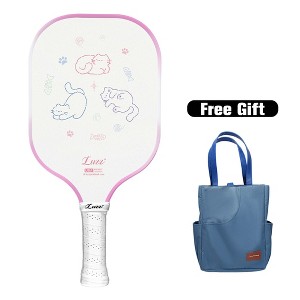 Luzz T700 Carbon Fiber Pickleball Paddle with Sandblasted Surface & Honeycomb Core Racket - Includes Free Versatile Tote Bag - 1 of 4