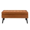 VYNXARIA Storage Bench with Storage Bench for Bedroom End of Bed Bench Foot of Bed Bench Entryway Bench Storage Ottoman Bench - 3 of 4