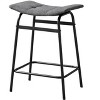 TOAOTBNBOB Contemporary Counter Height Bar Chairs with Metal Legs, Backless Barstools Set of 2, Upholstered Bar Stools for Dining Room - 2 of 4