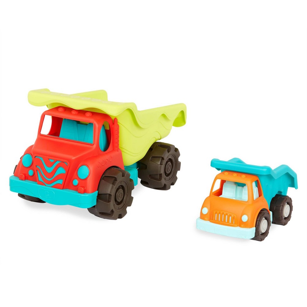 Photos - Toy Car B. play - Toy Trucks - Dump Truck Duo