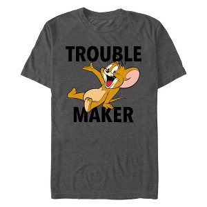 Men's Tom and Jerry Trouble Maker Mouse T-Shirt - 1 of 4