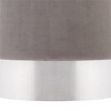 BirdRock Home Round Velvet Ottoman Foot Stool - Grey - 3 of 3