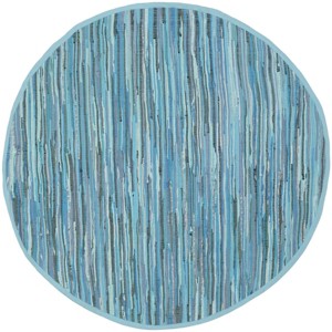 Rag Rug RAR121 Hand Woven Indoor Rugs - Safavieh - 1 of 4