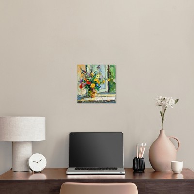 Art Remedy Vase by the Window 12" x 12" Canvas Wall Art