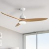 Sofucor 56 Inch Ceiling Fan with Lights Remote Control Dimmable LED Reversible DC Motor Modern Farmhouse Large Ceiling Fan for Kitchen Bedroom - 4 of 4