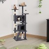 FDW 54/62/70/81 in Cat Tree Tower​​ Multi-Level Scratching Post & Play House for Indoor Cats/Kittens - 2 of 4