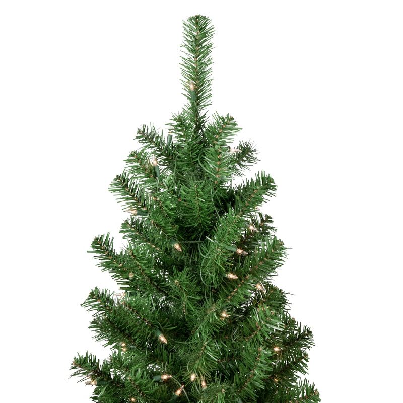 Northlight 16' Pre-Lit Pendleton Spruce Slim Artificial Christmas Tree, Clear Lights, 5 of 9
