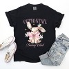 Simply Sage Market Coquette Cottontail Bunny Club Garment Dyed Tee - 3 of 4
