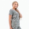 Old Ranch Brands Women's Dancing Gnome Short Sleeve Pajama Top - image 3 of 4