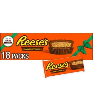 Reese's Peanut Butter Cups Christmas Candy Yardstick - 27oz/18ct - 1 of 4