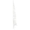 vidaXL Slim Artificial Half Christmas Tree with Stand White 7 ft - 4 of 4