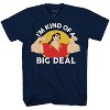 Seven Times Six Disney Beauty and The Beast Men's Gaston I'm Kind Of A Big Deal T-Shirt Blue - 2 of 4