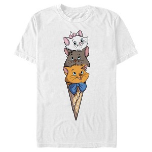Men's Aristocats Triple Scoop Kittens T-Shirt - 1 of 4