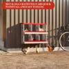 Chicken Nesting Box with Roll Out Egg Tray, Heavy Duty Galvanized Steel, Rustproof & Ventilated Laying Box for Chickens/Ducks, Wall Mount - 4 of 4