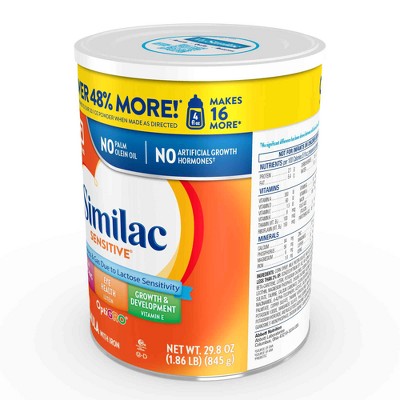 Similac Sensitive Value Powder Infant Formula - 29.8oz: Kosher