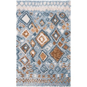 Casablanca Shag CSB618 Hand Tufted Indoor Rug - Safavieh - 1 of 4