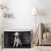 Sweet Jojo Designs Dog Crate Kennel Cover 36in. Peony Floral Garden Pink and Ivory - 2 of 4