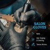 Hand-E Black Nitrile Gloves, Perfect for Cleaning & Cooking - 50 Pack - 3 of 4