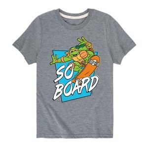 Boys' - Teenage Mutant Ninja Turtles - So Board Short Sleeve Graphic T-Shirt - 1 of 4
