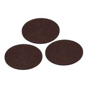 Unique Bargains Adhesive Anti-Slip Felt Floor Pads for Lamp Bases 3 Pcs - 1 of 3