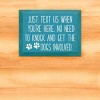 Slickblue Rustic Dog Warning Sign, Solid Knotty Pine Wood, 9x12 Wall Art, Entryway Humor Style - 3 of 3