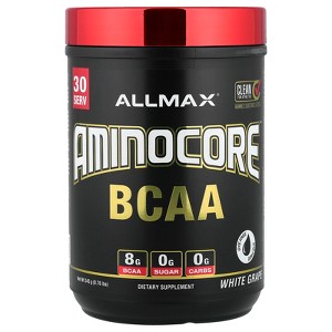 ALLMAX AMINOCORE™ BCAA, White Grape, 0.76 lbs (345 g) - 1 of 4