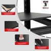 Shuntong 48"x18"x72" Metal Shelving 5-Tier with Concealed Post Laminated Boards Black Textured Finish - 4 of 4