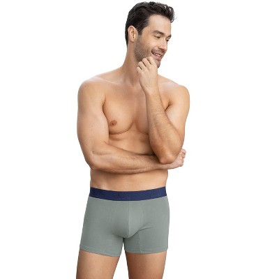 Leo Leo 2 Pack Stretch Cotton Boxer Brief - Multicolored L