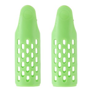 Unique Bargains Women's Heatless Voluminous Hair Roller 4.41"x1.38" Green 2 Pcs - 1 of 4