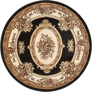 Well Woven Pastoral Medallion French European Floral Formal Traditional Modern Classic Thick Soft Area Rug - 1 of 4