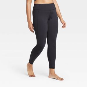 Women S Simplicity Mid Rise Leggings 31 All In Motion Black Xxl Long Target