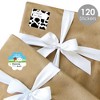 Big Dot of Happiness Farm Animals - Assorted Barnyard Baby Shower or Birthday Party Gift Tag Labels - To and From Stickers - 12 Sheets - 120 Stickers - 2 of 4