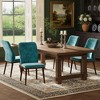 Ora Maison Medieval Style Dining Chairs Set, Upholstered Seat with Padded Cushion, Wooden Frame & Legs, Easy Assembly Accent Chairs for Dining Room - 2 of 4
