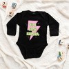 The Juniper Shop Be A Kind Human Lightning Bolt Baby Long Sleeve Bodysuit - 2 of 3