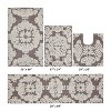 Medallion Collection 4 Piece 100% Cotton Tufted Bathroom Rug Set  with Non-Slip Backing, Machine Washable, Tumble Dry Bath Mat - 2 of 4