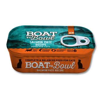 Boat To Bowl Seafood and Salmon Flavor Pate Recipe Wet Cat Food - 3.17oz