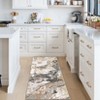 Abstract Marble Accent Rug, Soft Luxury Carpet for High Traffic Areas, Washable Rugs - 2 of 4