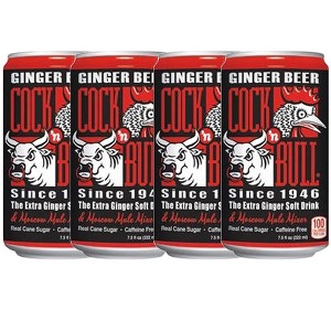 Cock n Bull Ginger Beer 7.5oz Soda Cans - Ideal Mixer for Cocktails, Mocktails, and Bartenders - Premium Quality for Perfect Mixed Drinks - Refreshing Flavor Profile- Made In USA - 1 of 4