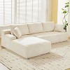 106" Modular Sectional Couch with L-Shape Left Chaise, Modern Boneless Couches for Living Room, No Assembly Required - 2 of 4