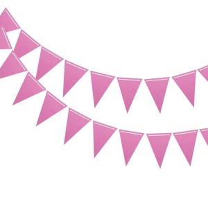 Unique Bargains Party Decoration Pennant Banner Flags String 2 Pcs - 1 of 4