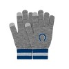 NFL Indianapolis Colts Gray Big Logo Glove: Knit Acrylic, Pull-On, Ribbed Cuffs - 3 of 4